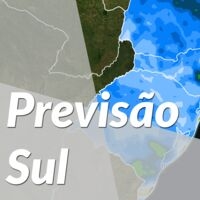 SUL: previsão de chuvas com possibilidade de granizo